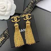 Kitlife Chanel Tassel Long Letter Earrings - 1