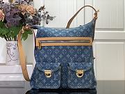 Kitlife Louis Vuitton Baggy Bag Monogram Blue Denim M95048 33x22x11cm  - 1