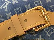 Kitlife Louis Vuitton Baggy Bag Monogram Blue Denim M95048 33x22x11cm  - 5
