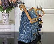 Kitlife Louis Vuitton Baggy Bag Monogram Blue Denim M95048 33x22x11cm  - 4
