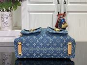 Kitlife Louis Vuitton Baggy Bag Monogram Blue Denim M95048 33x22x11cm  - 3
