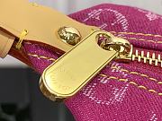 Kitlife Louis Vuitton Baggy Bag Monogram Pink Denim M95048 33x22x11cm  - 6