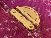 Kitlife Louis Vuitton Baggy Bag Monogram Pink Denim M95048 33x22x11cm  - 4