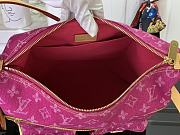Kitlife Louis Vuitton Baggy Bag Monogram Pink Denim M95048 33x22x11cm  - 2