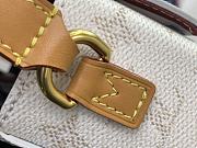Kilife Louis Vuitton Steamer Bag White Monogram Heritage Canvas M14686 18x11x6.5cm - 6
