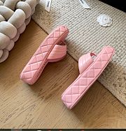 Kitlife Chanel 25C Thick-soled Flip Flops Pink - 4