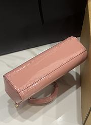 Kitlife Dolce & Gabbana Small Sicily Bag Pink Patent Leather BB8615 18x11x6cm - 5