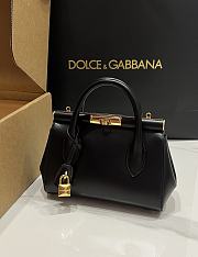 Kitlife Dolce & Gabbana Marlene Black Calfskin Bag 13.5x19x7cm - 5