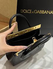 Kitlife Dolce & Gabbana Marlene Black Calfskin Bag 13.5x19x7cm - 3