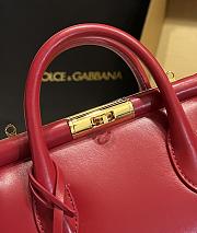 Kitlife Dolce & Gabbana Marlene Red Calfskin Bag 13.5x19x7cm - 4