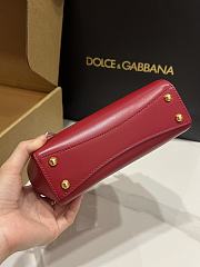Kitlife Dolce & Gabbana Marlene Red Calfskin Bag 13.5x19x7cm - 3