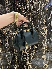 Kitlife Dolce & Gabbana Marlene Dark Green Calfskin Bag 13.5x19x7cm - 2