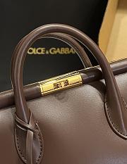 Kitlife Dolce & Gabbana Marlene Dark Brown Calfskin Bag 13.5x19x7cm - 2