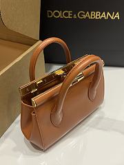 Kitlife Dolce & Gabbana Marlene Brown Calfskin Bag 13.5x19x7cm - 2