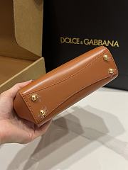 Kitlife Dolce & Gabbana Marlene Brown Calfskin Bag 13.5x19x7cm - 5