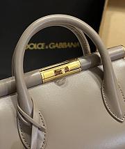 Kitlife Dolce & Gabbana Marlene Grey Calfskin Bag 13.5x19x7cm - 3