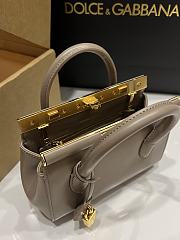 Kitlife Dolce & Gabbana Marlene Grey Calfskin Bag 13.5x19x7cm - 2