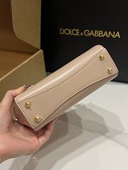 Kitlife Dolce & Gabbana Marlene Beige Calfskin Bag 13.5x19x7cm - 3