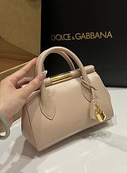 Kitlife Dolce & Gabbana Marlene Beige Calfskin Bag 13.5x19x7cm - 4