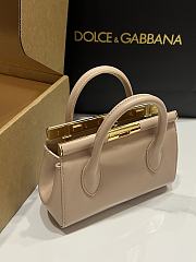 Kitlife Dolce & Gabbana Marlene Beige Calfskin Bag 13.5x19x7cm - 5