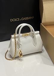 Kitlife Dolce & Gabbana Marlene White Calfskin Bag 13.5x19x7cm - 3