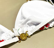 Kitlife Louis Vuitton Two-piece Swimsuit White Cherry - 4
