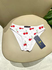 Kitlife Louis Vuitton Two-piece Swimsuit White Cherry - 6