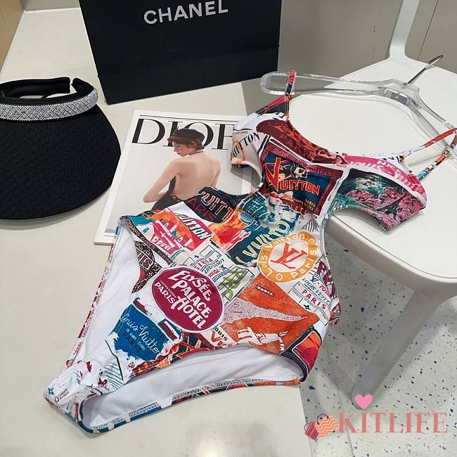 Kitlife Louis Vuitton Swimsuit Multicolor - 1