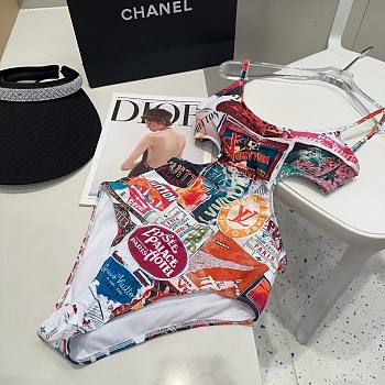 Kitlife Louis Vuitton Swimsuit Multicolor
