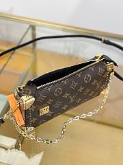Kitlife Louis Vuitton Slim Trunk Bag Brown Monogram Canvas M13147 23x12x4cm - 6