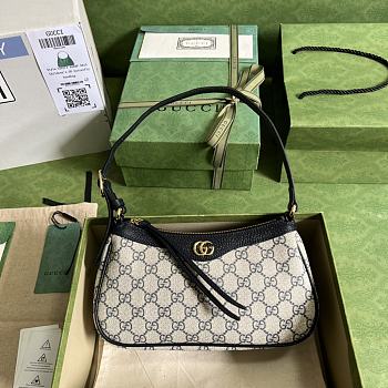 Kitlife Gucci Ophidia Small Shoulder Bag Beige & Black 735145 25x15x6.5cm
