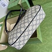 Kitlife Gucci Ophidia Small Shoulder Bag Beige & Black 735145 25x15x6.5cm - 4