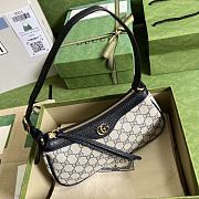 Kitlife Gucci Ophidia Small Shoulder Bag Beige & Black 735145 25x15x6.5cm - 3