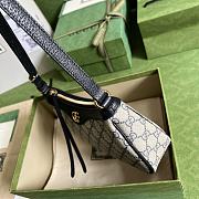 Kitlife Gucci Ophidia Small Shoulder Bag Beige & Black 735145 25x15x6.5cm - 2