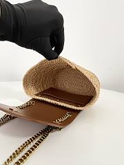 Kitlife Saint Laurent Mini Manon In Raffia And Aged Vegetable-Tanned Leather 774269 23x6x12cm - 4
