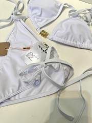 Kitlife Miu Miu Strappy Swimsuit White - 4