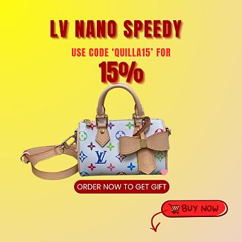 LV x TM Nano Speedy Bag - M13391 - 10 x 7.5 x 16 cm 