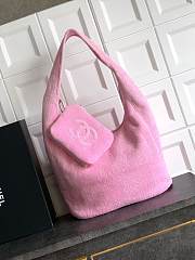 Kitlife Chanel 25 CC Coco Beach Bag Pink 38x58x20cm - 2