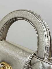 Kitlife Chanel 25C Kelly Handle Bag Dark Gold AS4416 13x19x7cm - 2