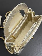 Kitlife Chanel 25C Kelly Handle Bag Dark Gold AS4416 13x19x7cm - 4