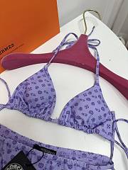 Kitlife Chrome Hearts Swimsuit Purple - 5