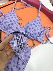 Kitlife Chrome Hearts Swimsuit Purple - 3