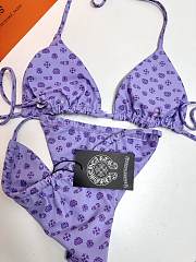 Kitlife Chrome Hearts Swimsuit Purple - 2