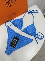 Kitlife Chrome Hearts Swimsuit Blue - 6