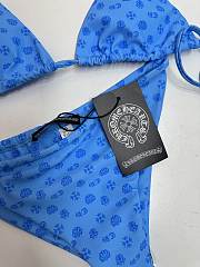 Kitlife Chrome Hearts Swimsuit Blue - 5
