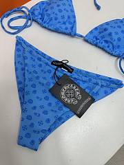 Kitlife Chrome Hearts Swimsuit Blue - 4
