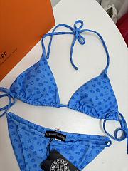 Kitlife Chrome Hearts Swimsuit Blue - 2