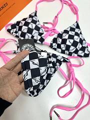 Kitlife Chrome Hearts Swimsuit Black & Pink - 6