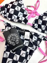 Kitlife Chrome Hearts Swimsuit Black & Pink - 4