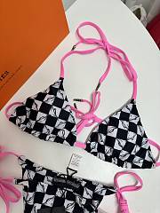 Kitlife Chrome Hearts Swimsuit Black & Pink - 3